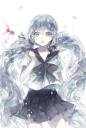 一组关于Bottle Miku的插画图片 (16)