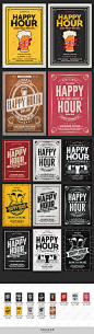 PSD分层复古酒吧酒水价格单啤酒节宣传招贴 海报设计素材 P56