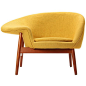 'Fried Egg' chair by Hans Olsen circa 1956: 