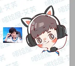 萌Q版 漫画卡通头像设计照片转手绘人物动漫形象肖像定制原创LOGO-淘宝网