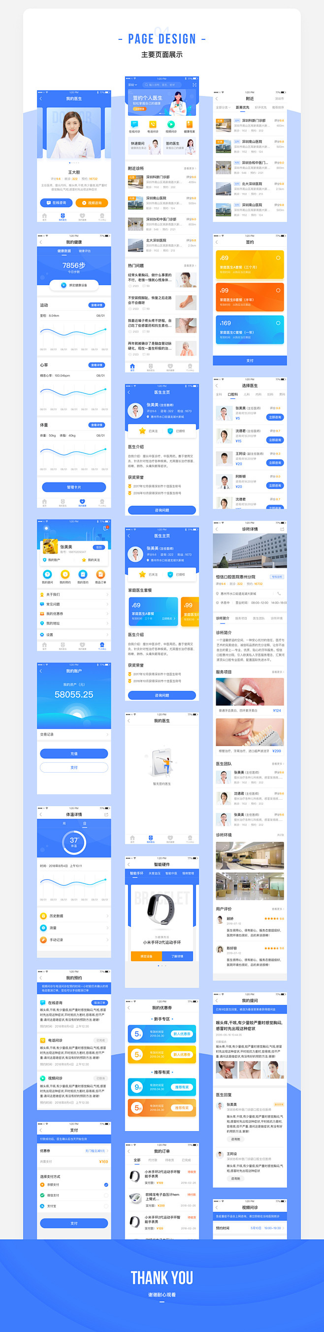 医疗健康APP-UI中国用户体验设计平台