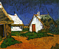Three White Cottages in Saintes-Maries, 1888 - Vincent van Gogh