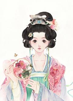 亞歧采集到美人兮