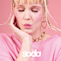 俄罗斯化妆品零售商“Soda Makeup”品牌形象设计-古田路9号-品牌创意/版权保护平台