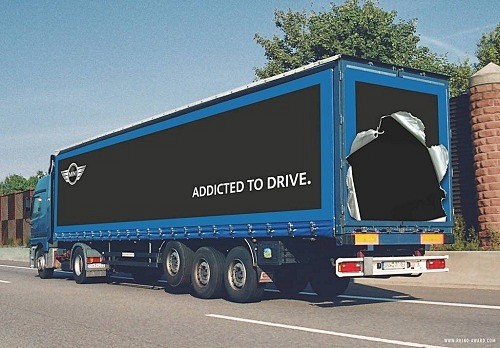 创意无限的卡车车身广告(2)-设计之家