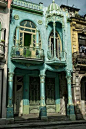 Art Nouveau House, built in 1890s Havana, Cuba