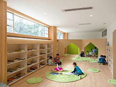 坐在柠檬上面吃柠檬采集到幼儿园/学校--室内设计