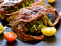 Current Craving: “Seasonal Fling” Soft Shell Crab with Brussels Sprouts [Recipe] : If you are looking to impress someone with your cooking skills, but don’t want to spend too much time in the kitchen this plate definitely will do it. Soft shell crab takes