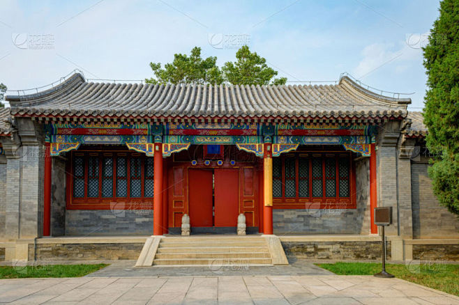 北京,颐和园,中国,庭院,传统,建筑物门,著名景点,大门,门,户外