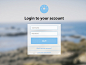 #login #blur #blue #transparent