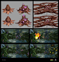 Borderlands 3-Technical , Tyler Ryan : Here are some concepts I did for the Technical. Got the chance to work close with the game designers and the modelers making sure that all the different attachements worked together and didnt create any problems in g
