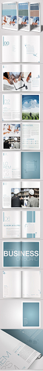 A4 Business Brochure Vol. 01 on Behance@北坤人素材