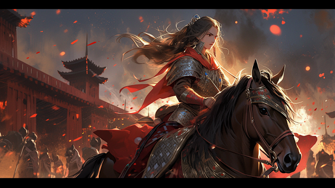 古风女将军大女主 | Ai绘画 @叙叙叙叙白