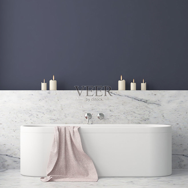 mock up bathroom in ...