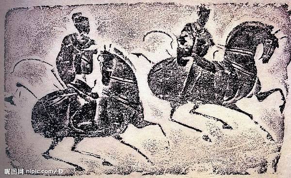 【中国马艺术】古代绘画·秦汉 - 武马画...