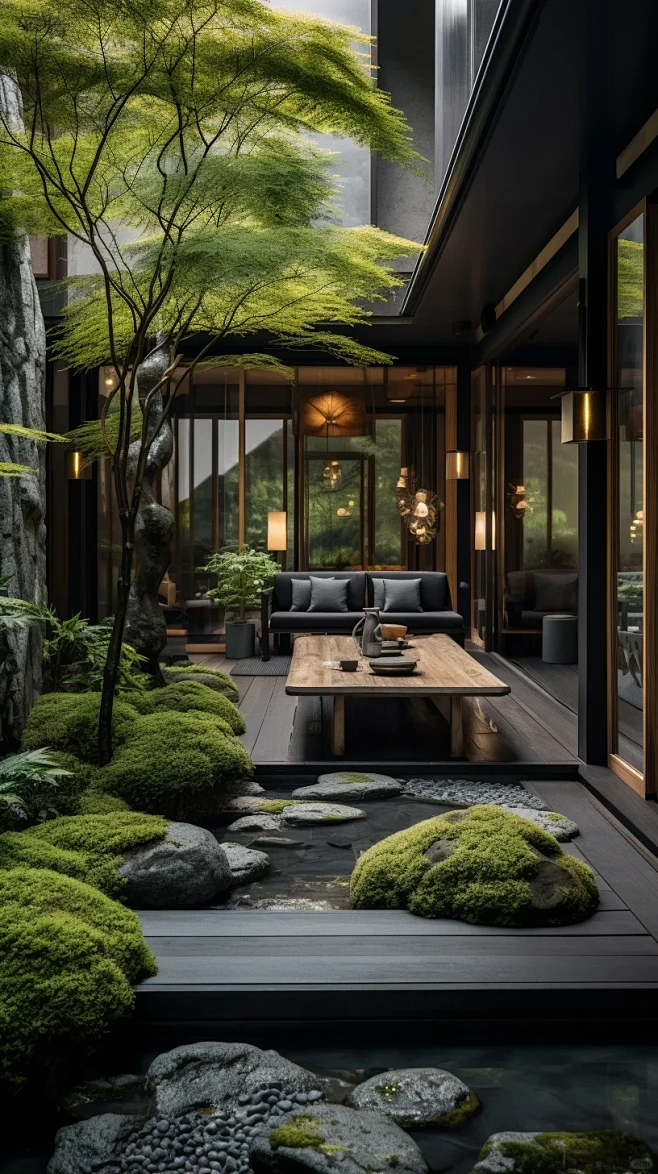 花园设计灵感|禅意中庭