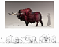final design of the purple buffaloes