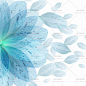 284号唯美半透明花瓣抽象花型装饰画背景矢量设计素材AI源文件-淘宝网