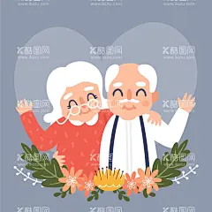 老年人   - 源文件下载【酷图网】老年人,爷爷奶奶,外公外婆,卡通人物,敬老,上年纪,祖父母,外祖父母,老年生活