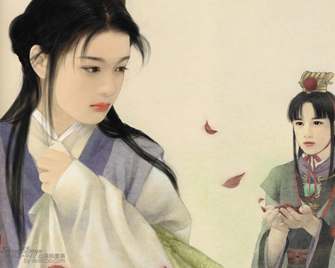平凡・陳淑芬　「蒼穹下の想い」 平凡&陳淑芬(コモン&チェン・シュウフェン)「未練」ジクレ+手彩 絵画