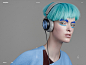 Atriples invite models digital uiux agency adencys music fasion blue