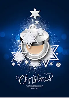 Z83圣诞节红色背景化妆品口红护肤品促销海报PSD设计素材宣传单-淘宝网