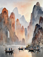 Ai绘画|夕阳西下