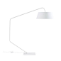 Floor-standing lamp / contemporary / cotton / painted metal - BUL by Ligne Roset - Ligne Roset Contracts
