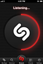 ui / Listening loader - Shazam Red #UI #多火UI#