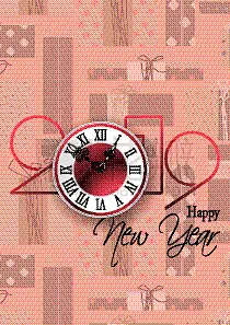 2019,新年前夕,贺卡,华丽的,简单,模板,小册子,领导能力,设计,问候