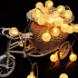 LED灯气泡球灯串圣诞树装扮生日节日灯串室内装饰仿水晶灯泡