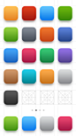 Colour Pallette for iOS7- by: sandesign - ICONFANS专业界面设计平台