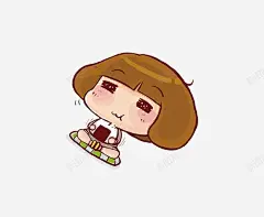 吃饭的女孩片高清素材 人物 卡通人物 卡通吃饭的女孩 卡通女孩 免抠png 设计图片 免费下载