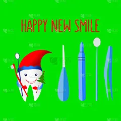 贺卡,背景,绘画插图,矢量,牙齿,新年前夕,小的,节日,圣诞树,构图