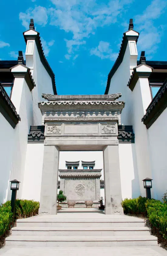 白墙青瓦 古典徽派建筑风的伟星和院【设计联·579期】图片_庭院→中式图片素材-花瓣网