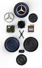 超级棒的 Mercedes-Benz Wireless Speakers 奔驰无线扬声器~
全球最好的设计，尽在普象网 pushthink.com
