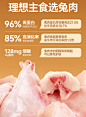 力狼鲜兔肉无谷猫粮成猫幼猫通用型增肥发腮变胖美毛高蛋白猫粮食-tmall.com天猫