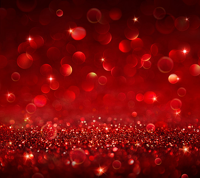 唯美彩色粒子背景素材 闪亮光效光彩红色烛...
