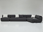 Sectional fabric sofa NAVIGLIO by B&B Italia