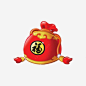 中国过年喜庆卡通福袋_新图网ixintu.com