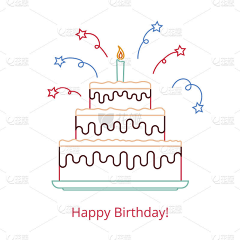 qiong琼采集到生日主题 纸袋