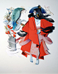 Textured Cut Paper Illustrations by Morgana Wallace: 