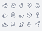 健身图标矢量素材下载-体育运动-生活百科-矢量素材 - 集图网 www.jitu5.com