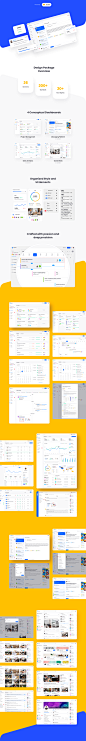 #管理系统模板#
Dashboard项目管理数据分析管理系统web ui源文件sketch模板