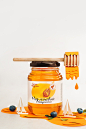 Paper honey: posters on natural products on Behance