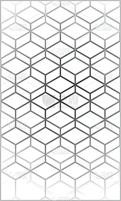 矢量现代几何图案六边形，抽象几何背景，时尚打印，复古纹理