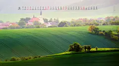 2016年9月风景日历背景桌面壁纸