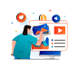 Marketing plan Illustration