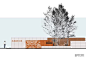 礼湖森林公园——在景观小品设计中，较多运用具有现代风格气息的“锈蚀钢板”，并以其作为载体，提炼传统京剧脸谱纹样，运用数控技术进行精准镂空切割，形成现代与传统，艺术与技术的统一对话。