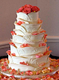 #rose petals & #white #chocolate #cake